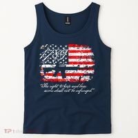 Patriotic 1789 American Flag 2nd Amendment Gun Rights AR15 Tank Top thumb 2