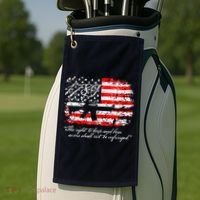 Patriotic 1789 American Flag 2nd Amendment Gun Rights AR15 Golf Towel thumb 2