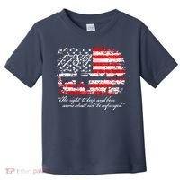 Patriotic 1789 American Flag 2nd Amendment Gun Rights AR15 Toddler T-Shirt thumb 0