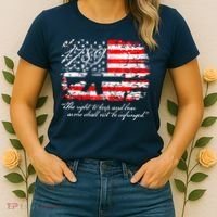 Patriotic 1789 American Flag 2nd Amendment Gun Rights AR15 Women's T-Shirt thumb 2
