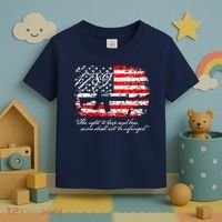 Patriotic 1789 American Flag 2nd Amendment Gun Rights AR15 Toddler T-Shirt thumb 3