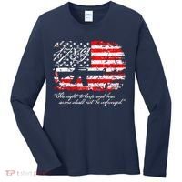 Patriotic 1789 American Flag 2nd Amendment Gun Rights AR15 Women's Long Sleeve Shirt thumb 0