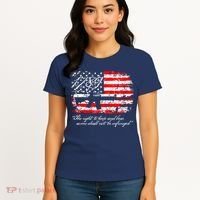 Patriotic 1789 American Flag 2nd Amendment Gun Rights AR15 Women's T-Shirt thumb 4