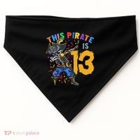 Pirate 13th Birthday USA-Made Doggie Bandana thumb 0