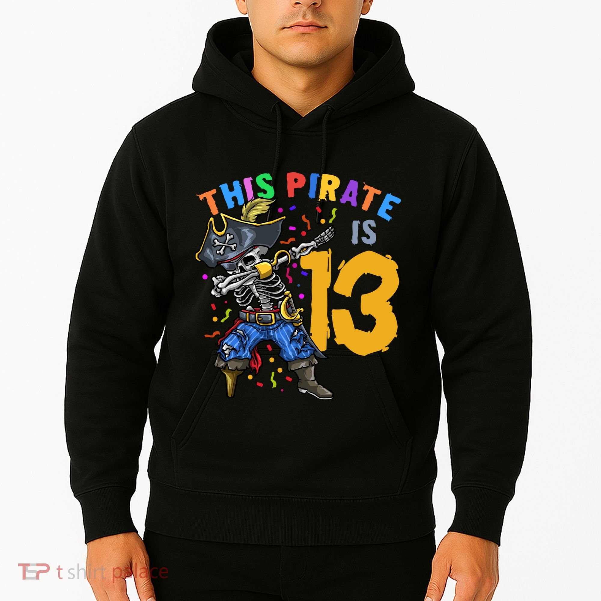 Pirate 13th Birthday Hoodie