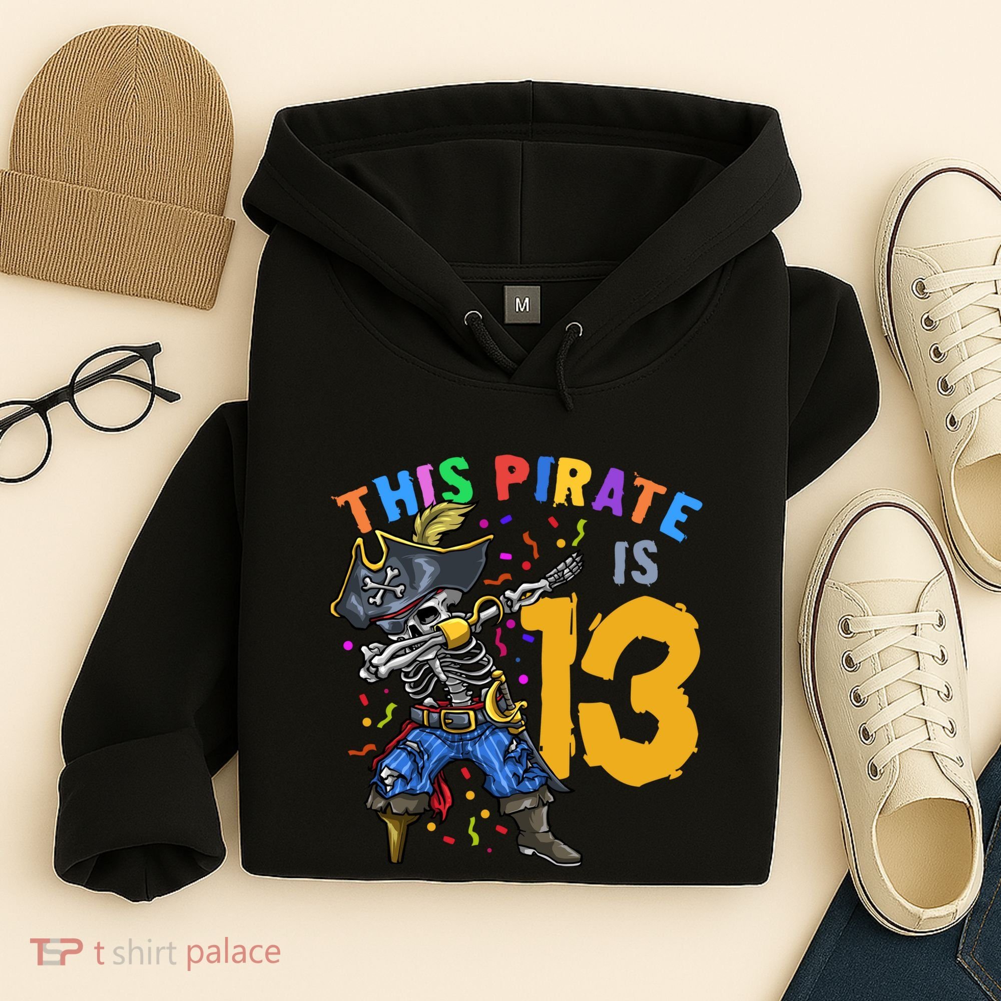 Pirate 13th Birthday Hoodie