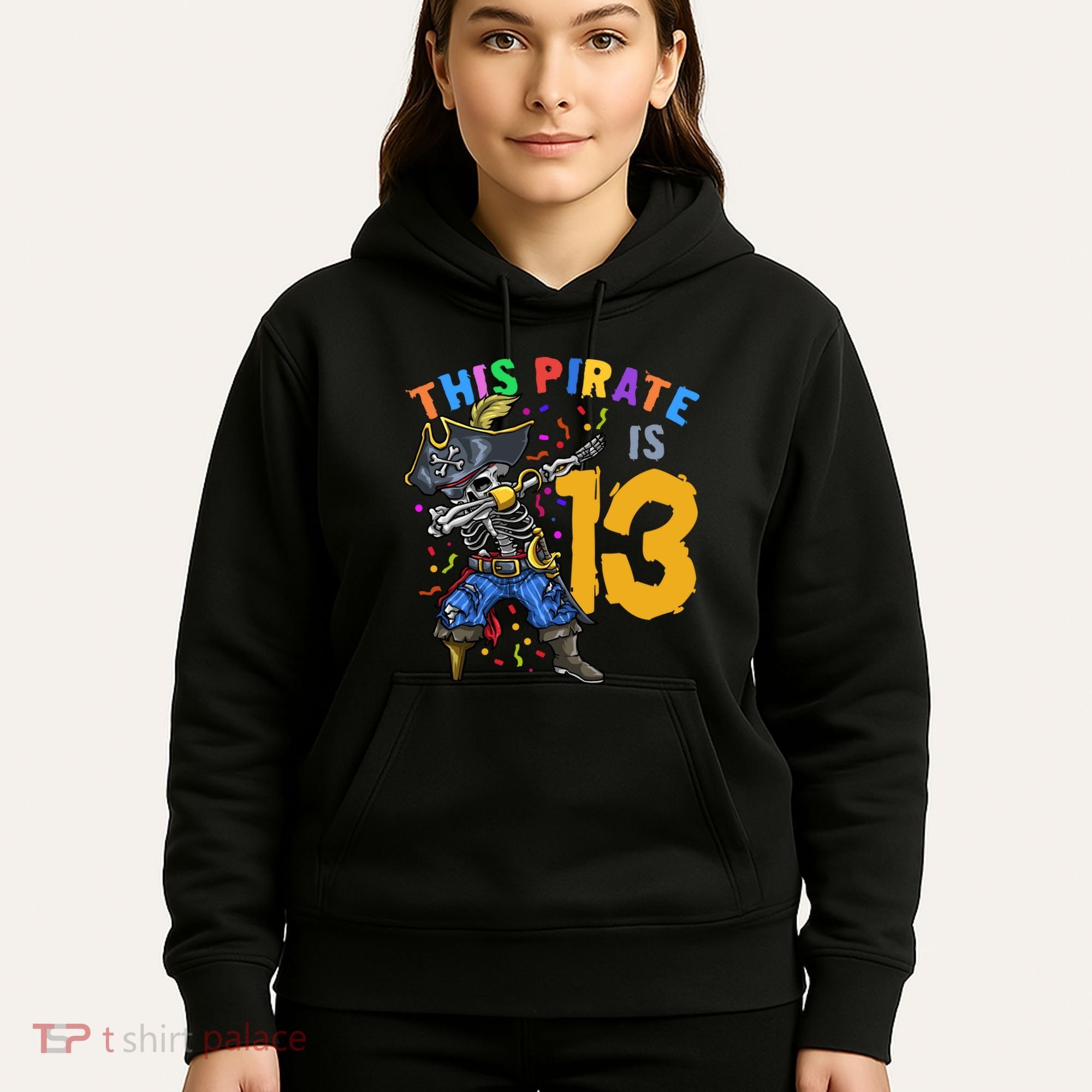 Pirate 13th Birthday Hoodie