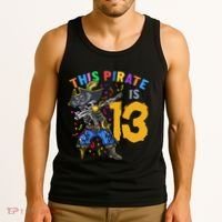Pirate 13th Birthday Tank Top thumb 3