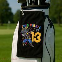 Pirate 13th Birthday Golf Towel thumb 2