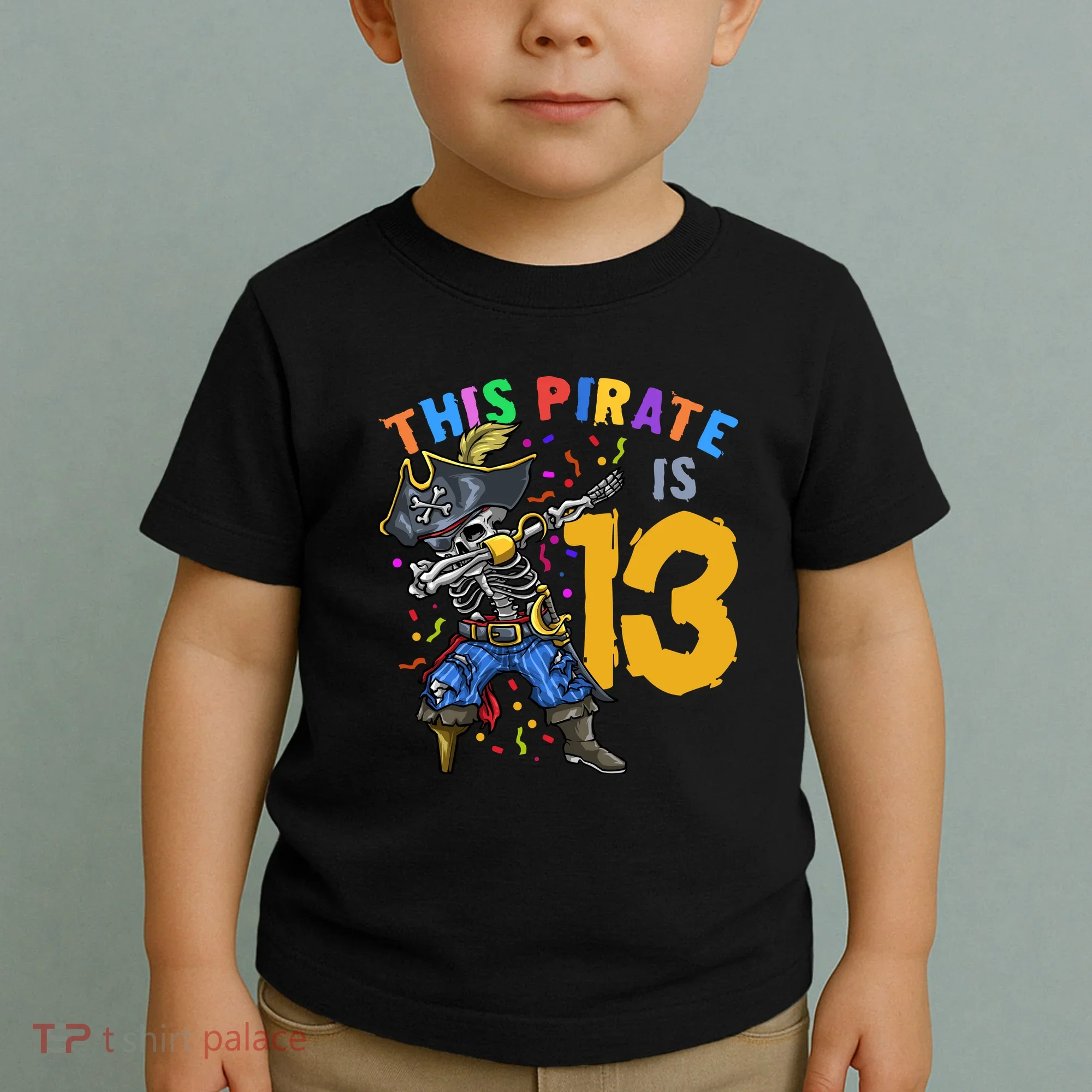 Pirate 13th Birthday Toddler T-Shirt
