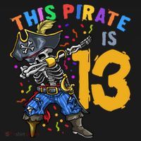 Pirate 13th Birthday Visor thumb 3