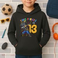 Pirate 13th Birthday Kids Hoodie thumb 2