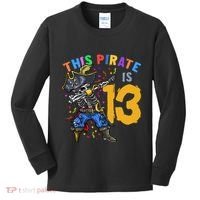 Pirate 13th Birthday Kids Long Sleeve Shirt thumb 0