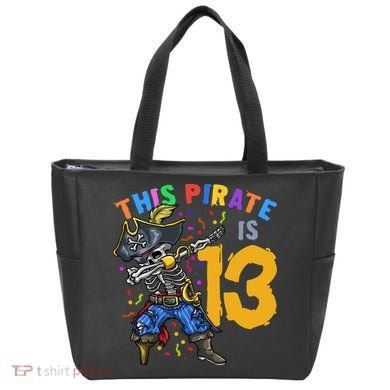 Pirate 13th Birthday Tote Bag