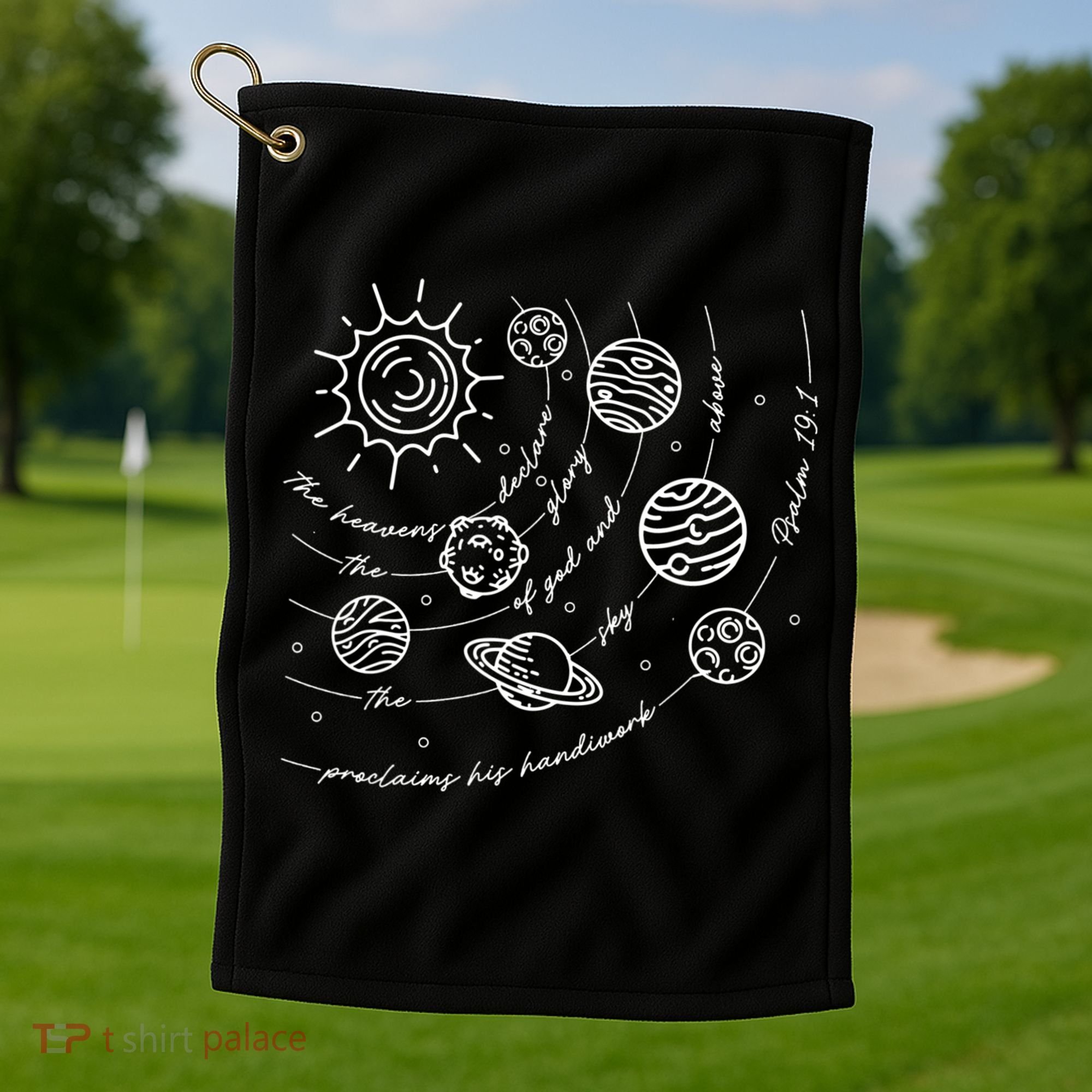 Psalm 191 Classical Conversations Cycle 2 Space, Christian Golf Towel