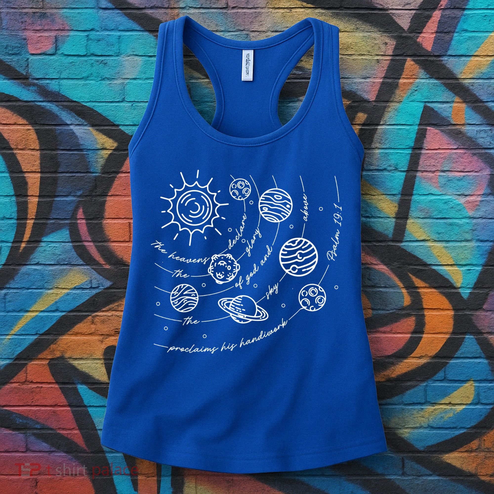 Psalm 191 Classical Conversations Cycle 2 Space, Christian Women's Tank Top