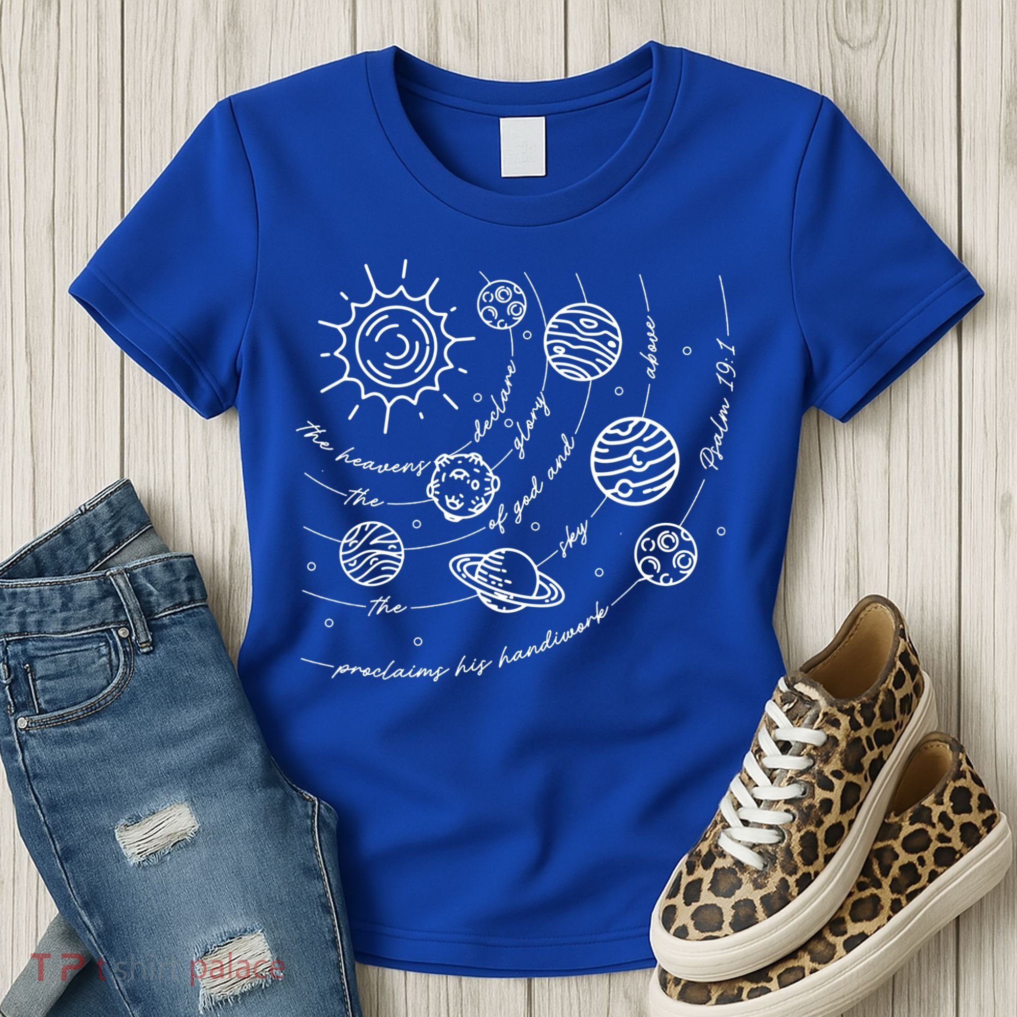 Psalm 191 Classical Conversations Cycle 2 Space, Christian Women's T-Shirt