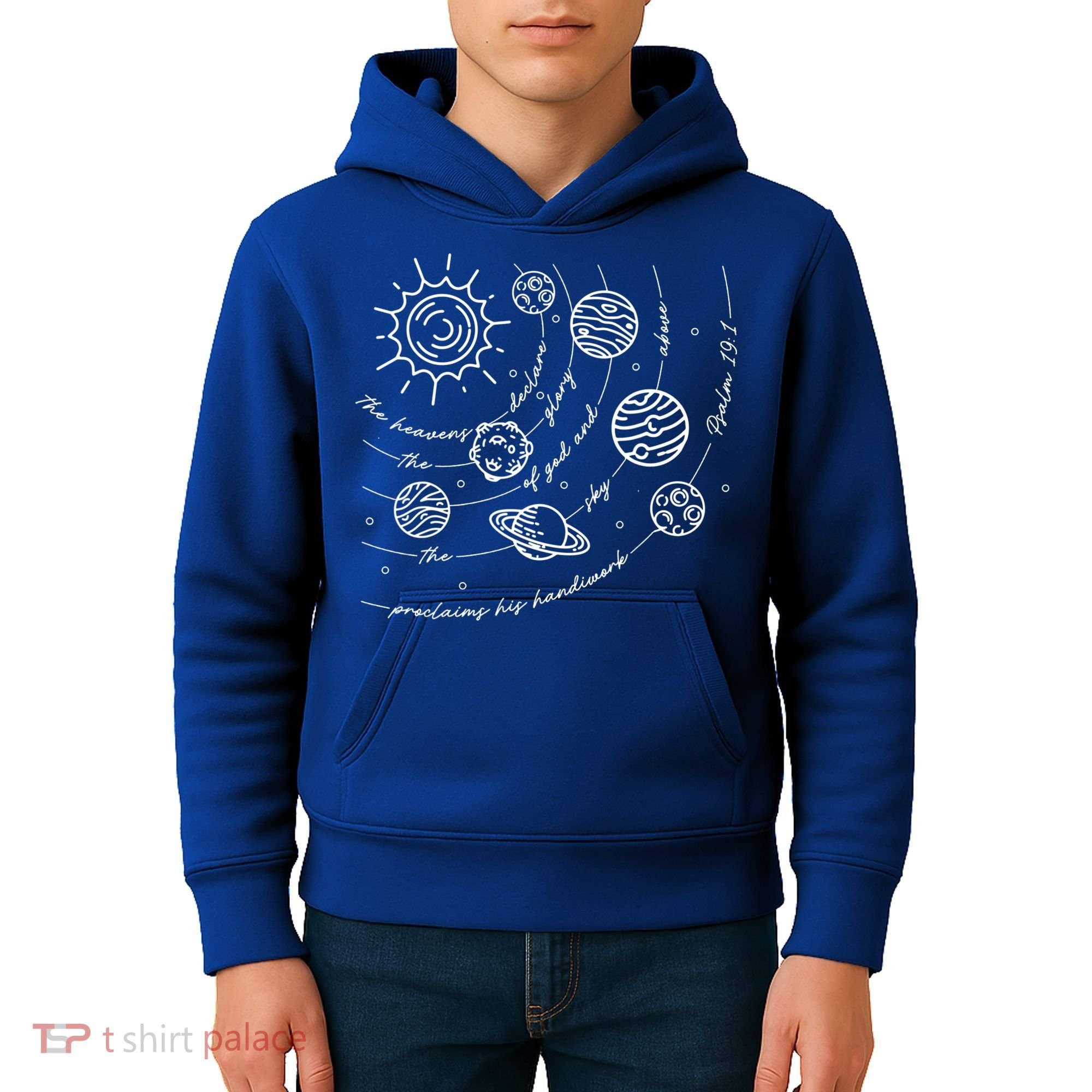 Psalm 191 Classical Conversations Cycle 2 Space, Christian Kids Hoodie