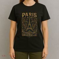Paris 1889 Eiffel Tower World’s Fair T-Shirt thumb 4