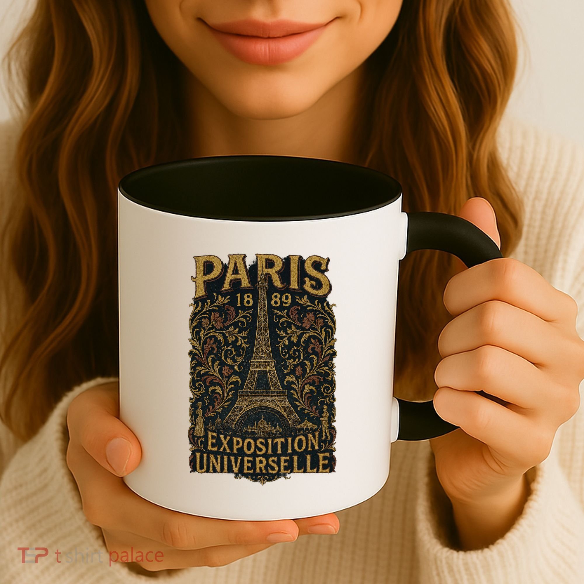 Paris 1889 Eiffel Tower World’s Fair Coffee Mug