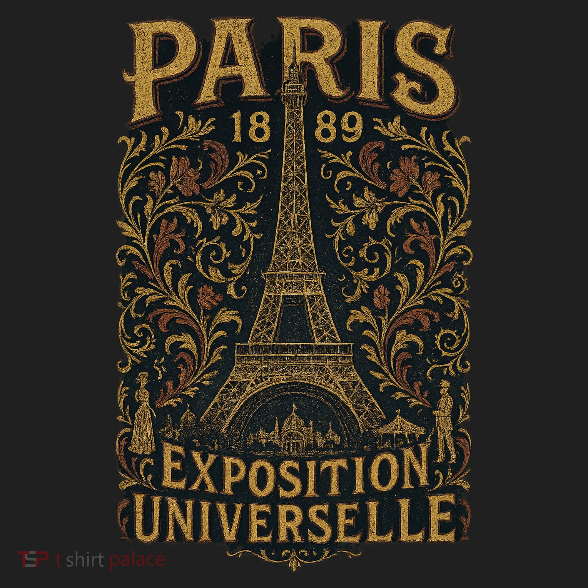 Paris 1889 Eiffel Tower World’s Fair Beanie