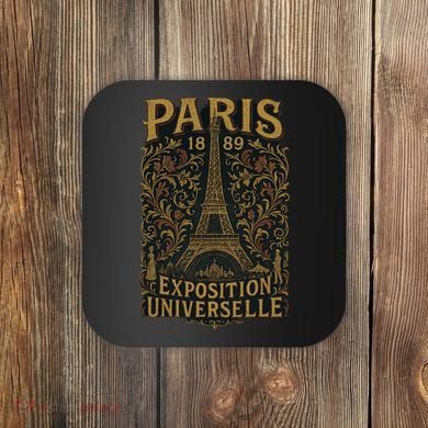 Paris 1889 Eiffel Tower World’s Fair Coaster