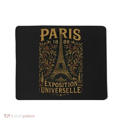 Paris 1889 Eiffel Tower World’s Fair Mousepad