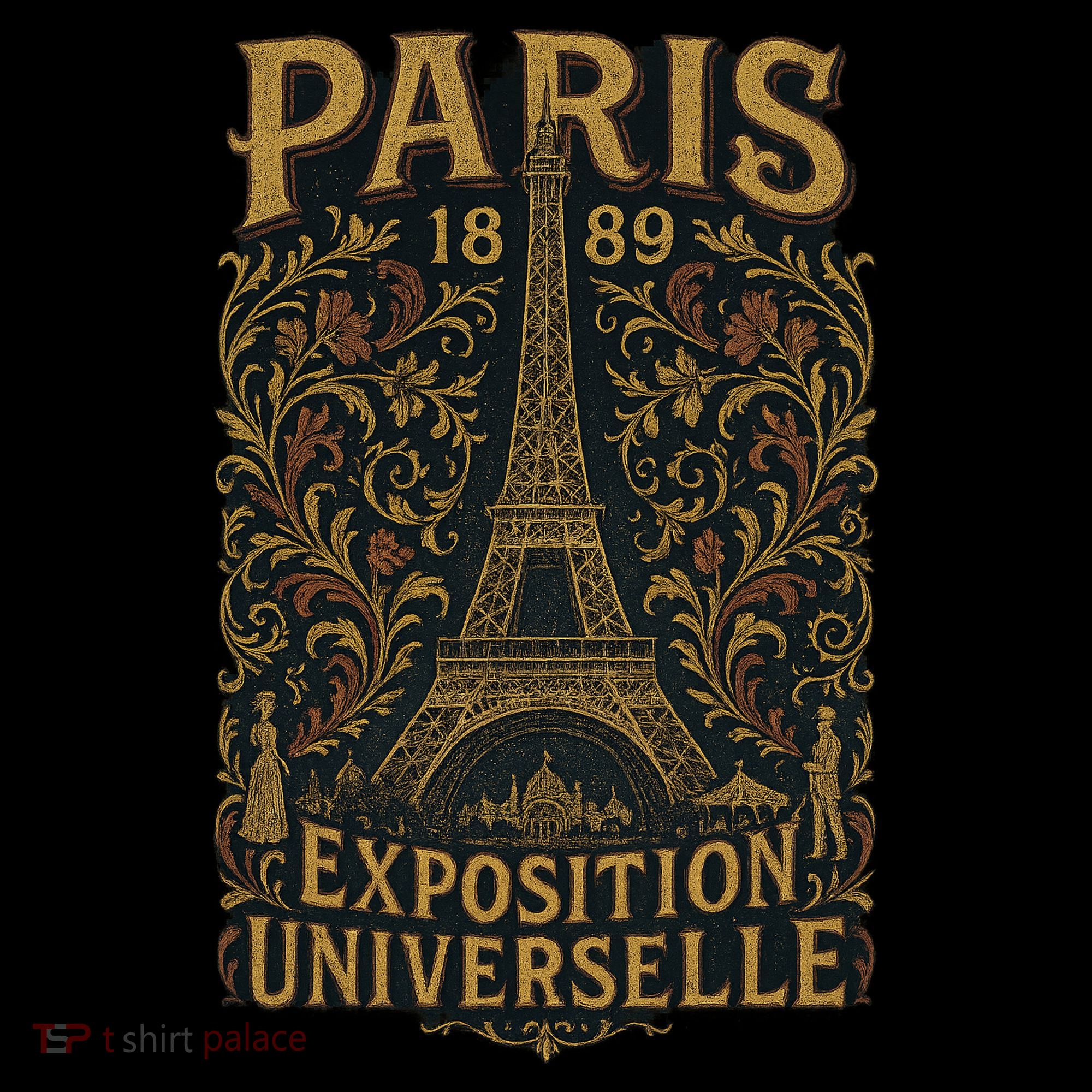 Paris 1889 Eiffel Tower World’s Fair Mousepad