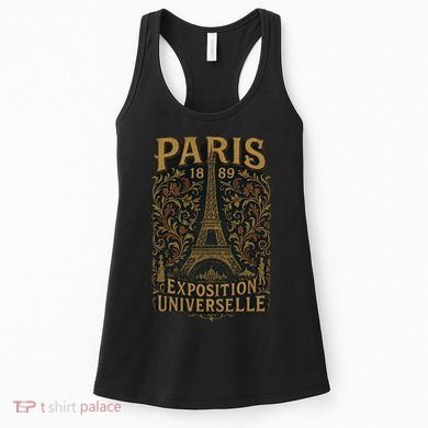 Paris 1889 Eiffel Tower World’s Fair Women's Tank Top