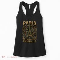 Paris 1889 Eiffel Tower World’s Fair Women's Tank Top thumb 0