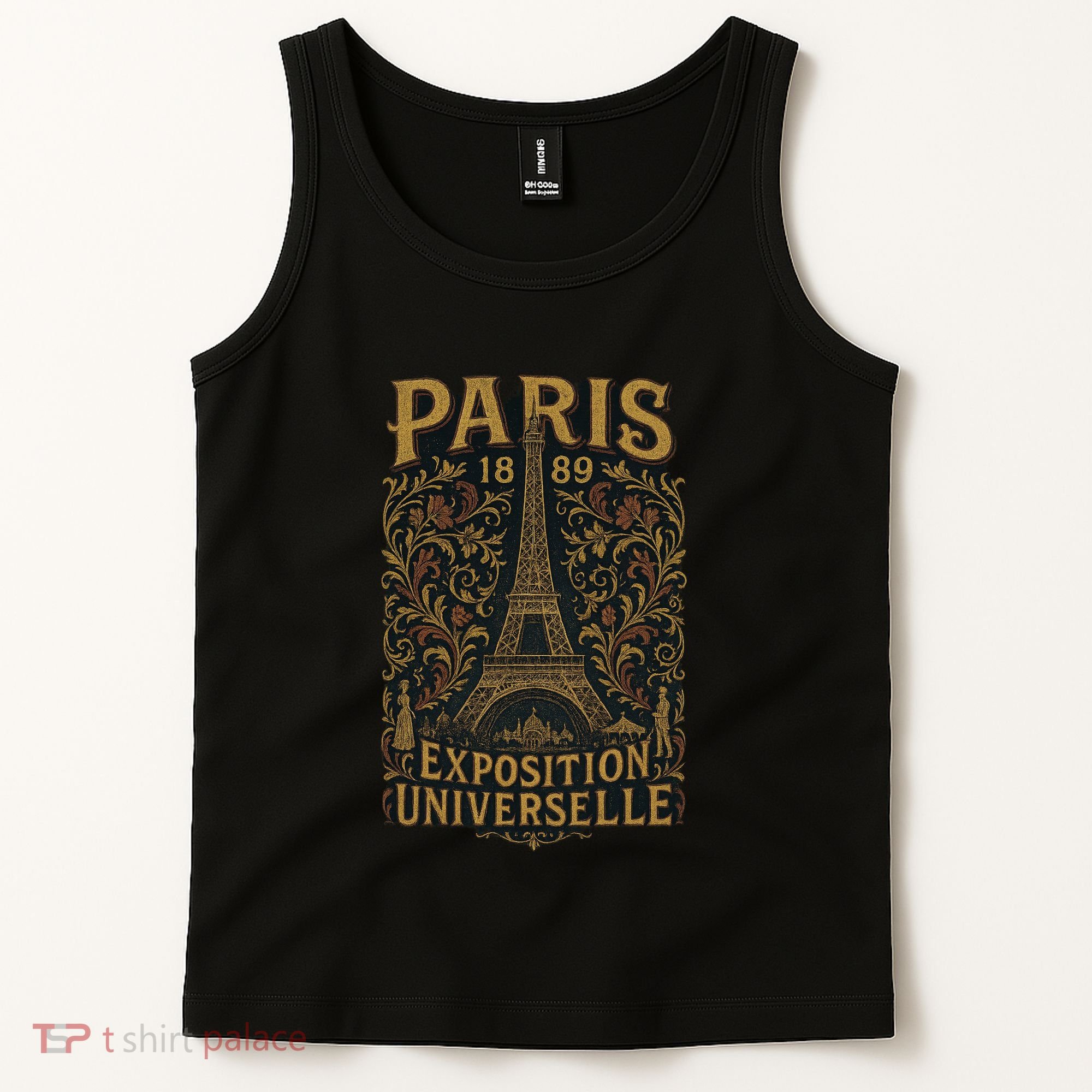 Paris 1889 Eiffel Tower World’s Fair Tank Top