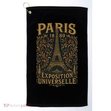 Paris 1889 Eiffel Tower World’s Fair Golf Towel