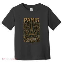 Paris 1889 Eiffel Tower World’s Fair Toddler T-Shirt thumb 0