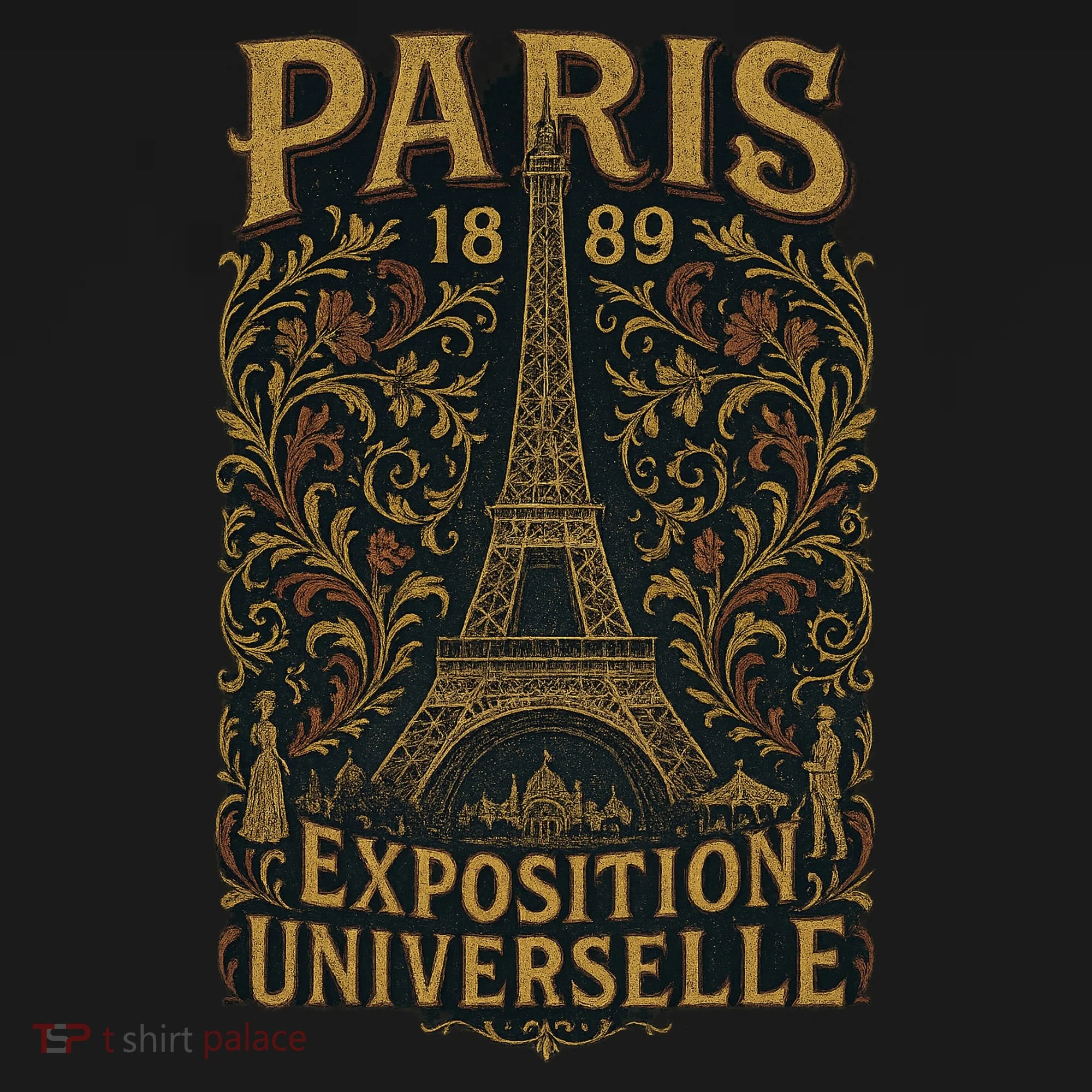 Paris 1889 Eiffel Tower World’s Fair Toddler T-Shirt