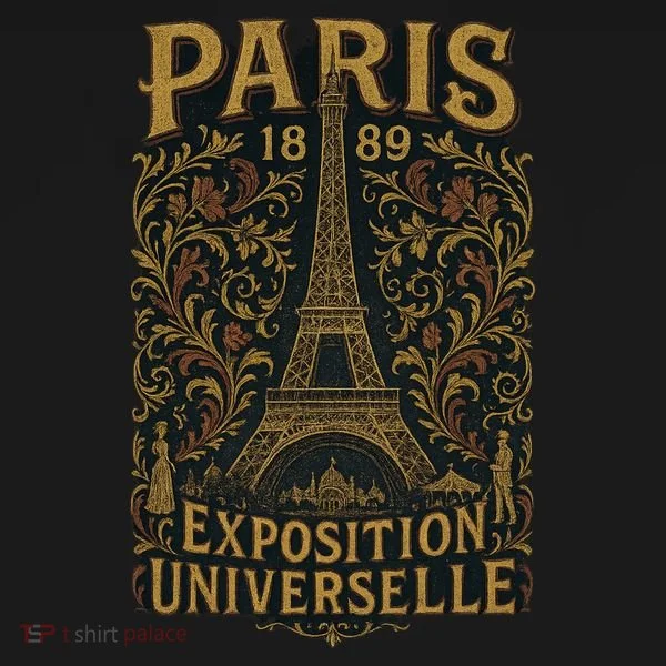 Paris 1889 Eiffel Tower World’s Fair Women's T-Shirt