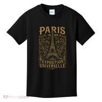 Paris 1889 Eiffel Tower World’s Fair Kids T-Shirt thumb 0