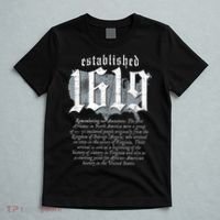 Project 1619 Established American Map Vintage Black History T-Shirt thumb 5