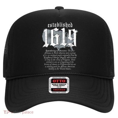 Project 1619 Established American Map Vintage Black History Hat