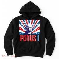 Potus 1 George Washington Retro Hoodie thumb 0