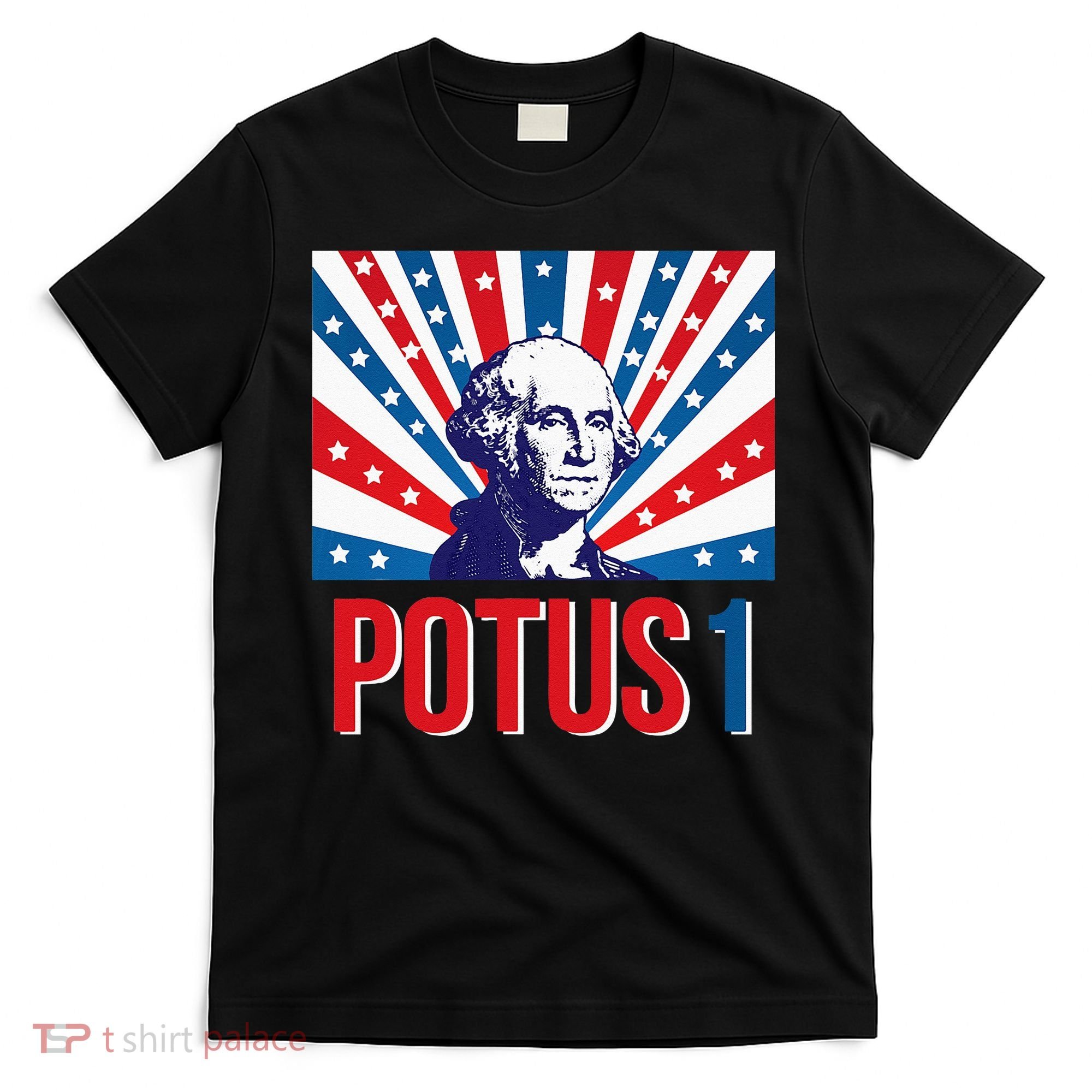 Potus 1 George Washington Retro T-Shirt