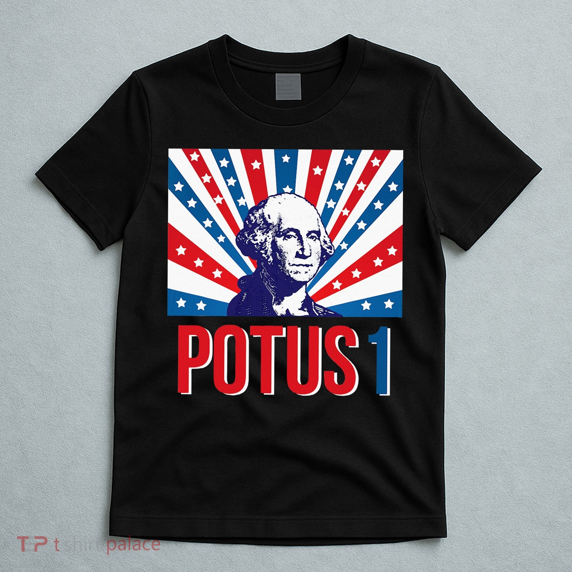 Potus 1 George Washington Retro T-Shirt