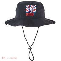 Potus 1 George Washington Retro Bucket Hat thumb 0