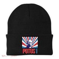 Potus 1 George Washington Retro Beanie thumb 0