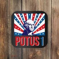 Potus 1 George Washington Retro Coaster thumb 0