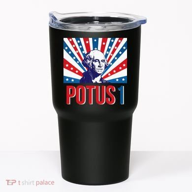 Potus 1 George Washington Retro Tumbler