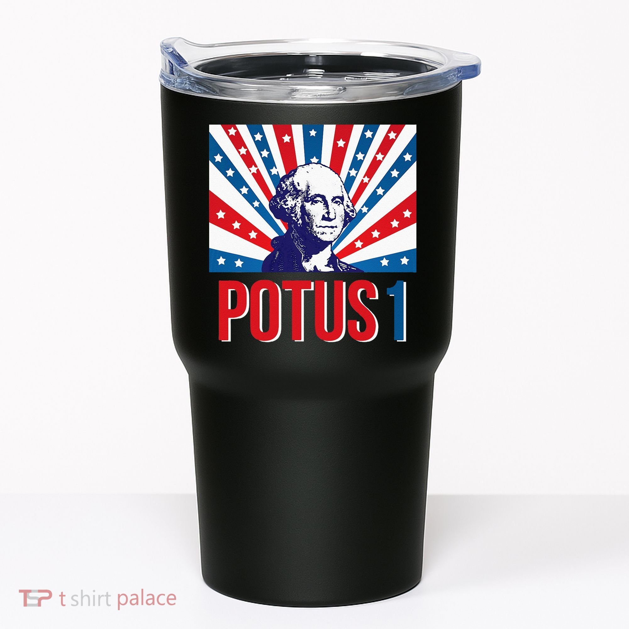 Potus 1 George Washington Retro Tumbler