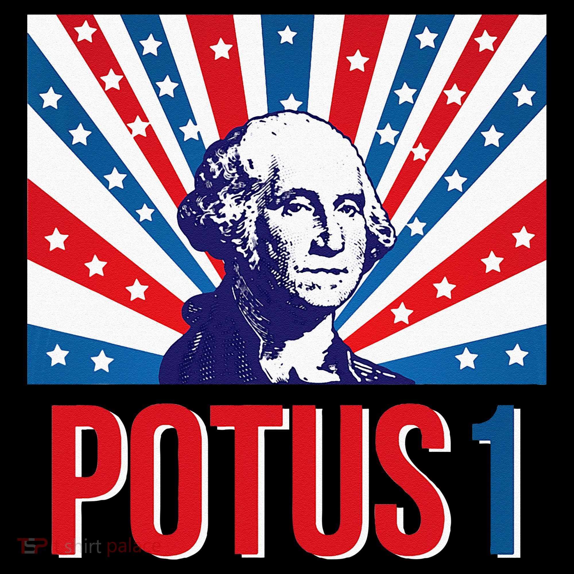 Potus 1 George Washington Retro Women's Tank Top
