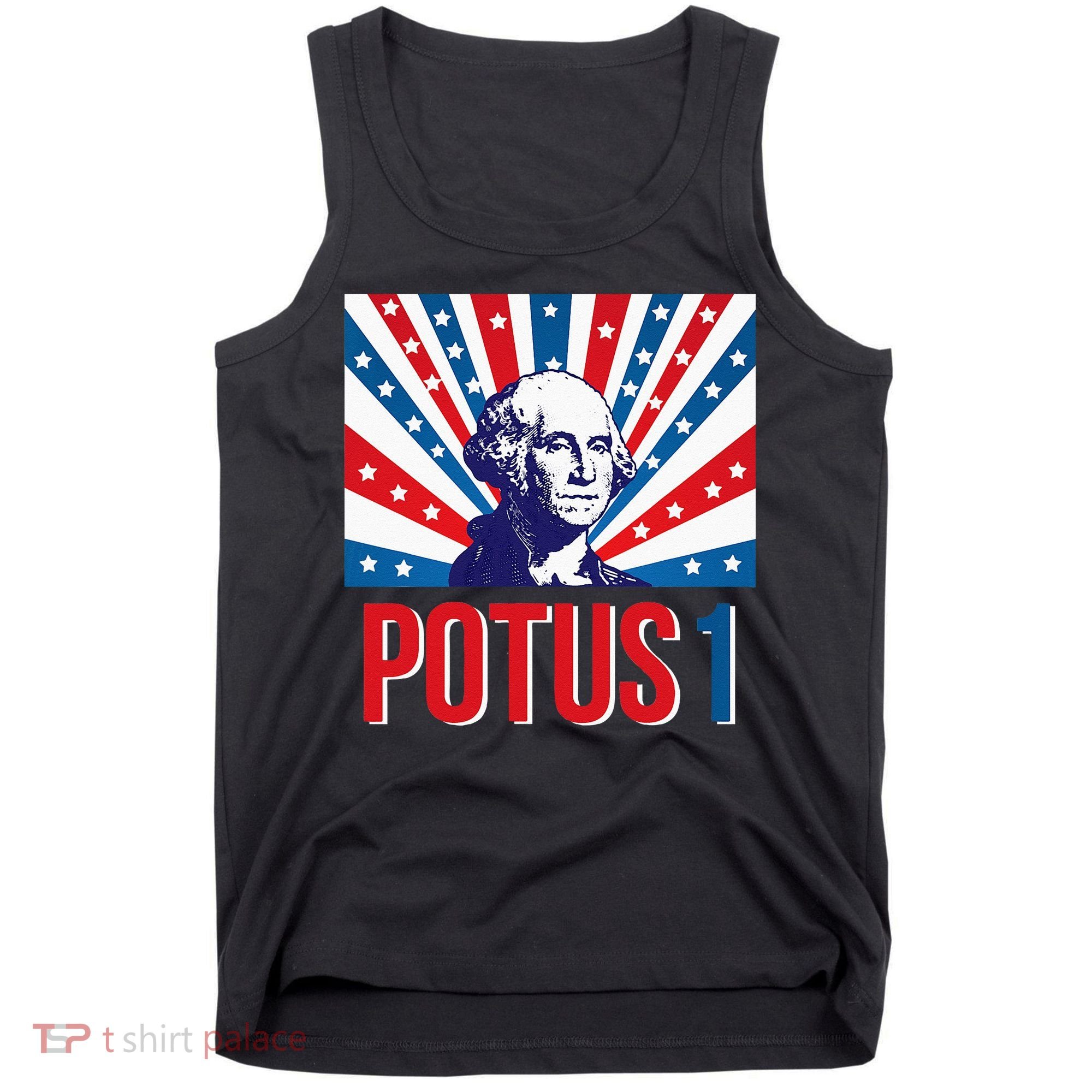 Potus 1 George Washington Retro Tank Top