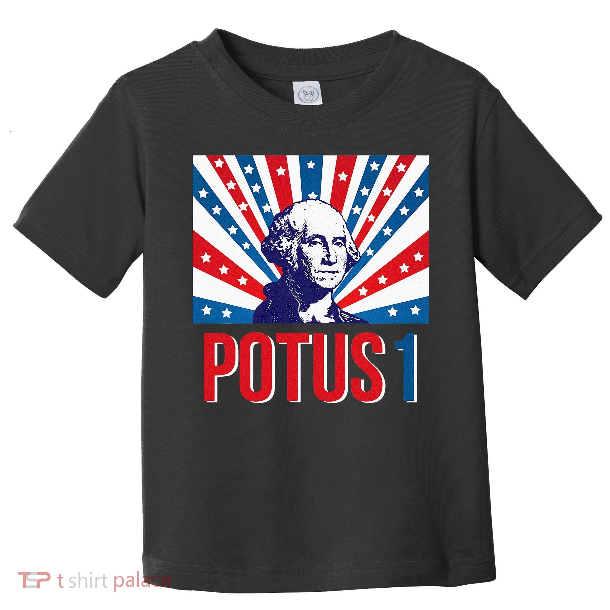 Potus 1 George Washington Retro Toddler T-Shirt
