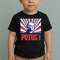 Potus 1 George Washington Retro Toddler T-Shirt thumb 2
